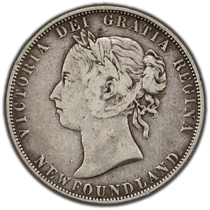 SOLD Newfoundland 1900 50 Cents Silver Coin