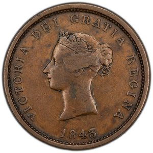 SOLD Canada New Brunswick 1843 One Penny Token NB-2A