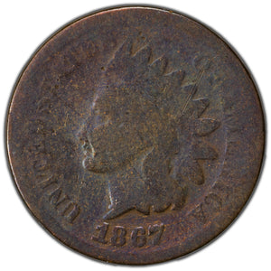 SOLD United States 1867 1 Cent Indian Head Penny Coin