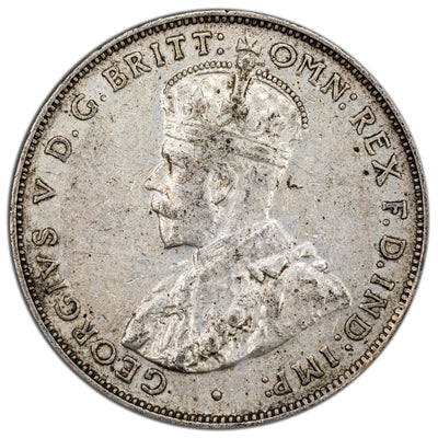 Australia 1936 One Florin Silver Coin