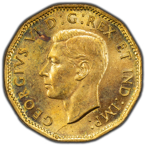 SOLD Canada 1943 5 Cents Tombac Coin - Uncirculated