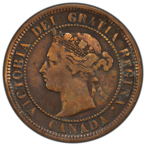 SOLD Canada 1891 Large Date Large Leaves 1 Large Cent Coin