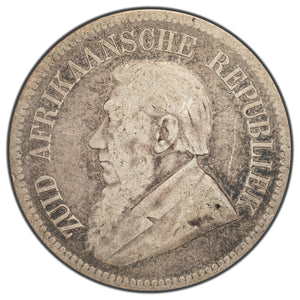 SOLD South Africa 1894 2 1/2 Shilling Silver Coin KM #7