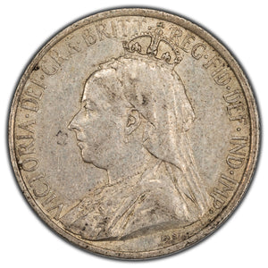 SOLD Cyprus 1901 9 Piastres Silver Coin KM #9