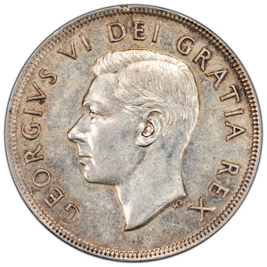 SOLD Canada 1949 $1 Silver Dollar Coin - AU-50