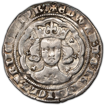 SOLD Great Britain Edward III 1356-1361 London Mint 4d Groat Hammered Silver Coin S-1570