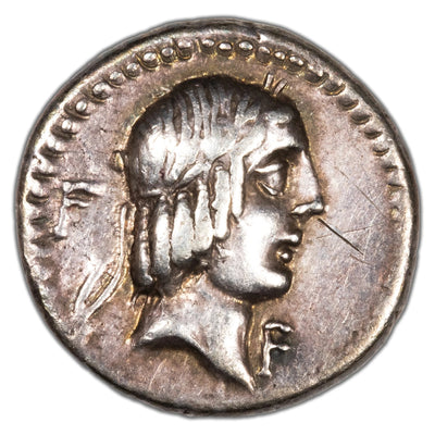 Ancient Rome Republic 90 BC L. Calpurnius Piso Frugi AR Denarius 3.76g Syd #663e
