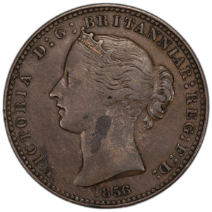 SOLD Nova Scotia 1856 With L.C.W 1 One Penny Token NS-6A1 - VF