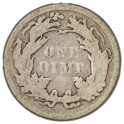 United States 1891 10 Cents Seated Liberty Dime Silver Coin