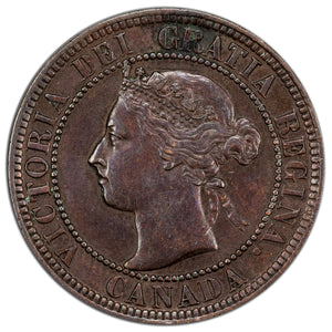 SOLD Canada 1897 1 Large Cent Coin - EF-40