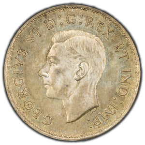 SOLD Canada 1941 50 Cents Half Dollar Silver Coin - UNC
