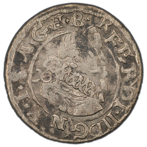 SOLD Austria 1627 Nikolsburg Kreuzer Silver Coin KM #668