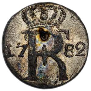 SOLD Germany Prussia 1782-A 1/24 Thaler Silver Coin KM #1238