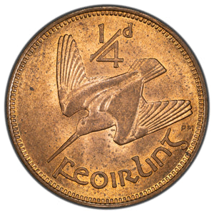 SOLD Ireland 1928 One Farthing Coin KM #1 - Uncirculated+