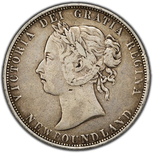 SOLD Newfoundland 1898 Obverse #2 Small W 50 Cents Silver Coin