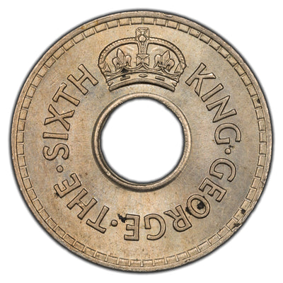 Fiji 1949 1/2 Half Penny Coin KM #16