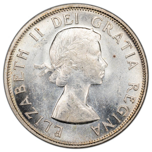 SOLD Canada 1955 50 Cents Half Dollar Silver Coin - MS-62