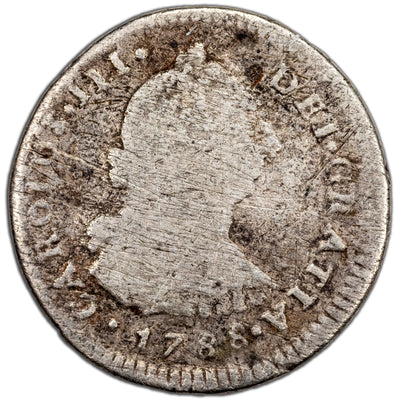Peru 1788 1 Real Silver Coin KM #75a