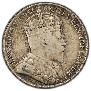 SOLD Newfoundland 1904-H 50 Cents Silver Coin - F/VF