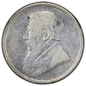 SOLD South Africa 1896 2 Shillings Silver Coin KM #6