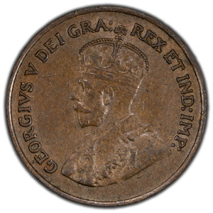 SOLD Canada 1926 1 Small Cent Coin - Better Date - About EF