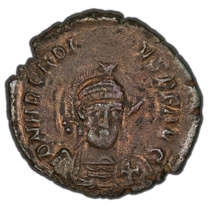 SOLD Ancient Rome Cyzicus Mint AD 401-3 Arcadius AE 3 Coin RIC X94