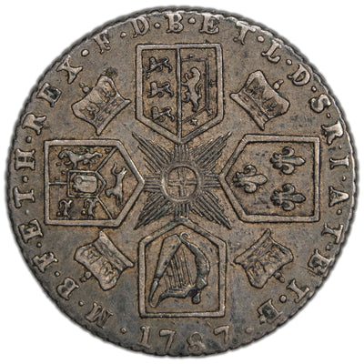 Great Britain 1787 6d Sixpence Silver Coin