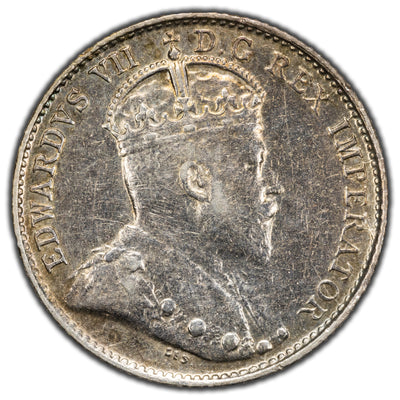 SOLD Canada 1904 5 Cents Silver Coin - Cleaned