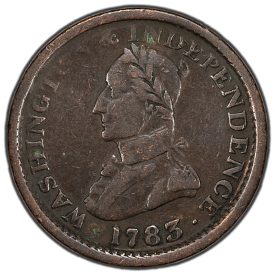 SOLD Untied States 1783 Large Bust Washington & Independence Token Baker-4