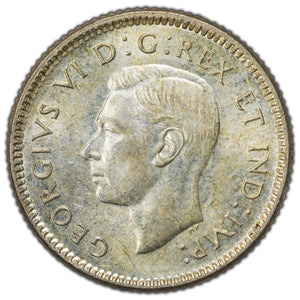 SOLD Canada 1944 10 Cents Dime Silver Coin - EF+