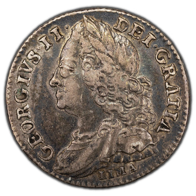 SOLD Great Britain 1746 Lima 6 Six Pence Silver Coin KM #582.3