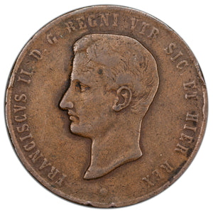 Italy Naples & Sicily 1859 10 Tornesi Coin