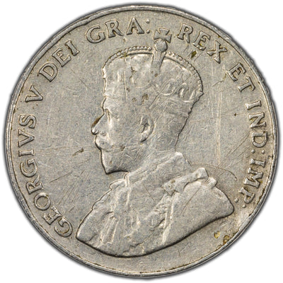 SOLD Canada 1926 Far 6 5 Cents Nickel Coin - Scratched