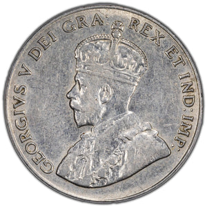 SOLD Canada 1928 5 Cents Nickel Coin - EF