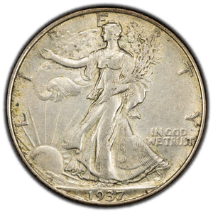 SOLD United States 1937 50 Cents Walking Liberty Half Dollar Silver Coin