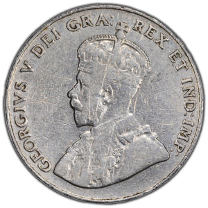 SOLD Canada 1926 Far 6 5 Cents Nickel Coin - Light Reverse Scratches
