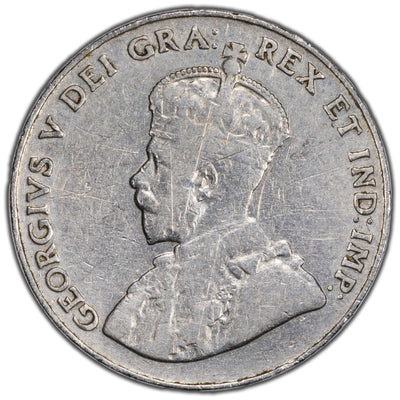SOLD Canada 1926 Far 6 5 Cents Nickel Coin - Light Reverse Scratches