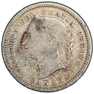 SOLD Canada 1880-H Obverse #1 10 Cents Dime Silver Coin