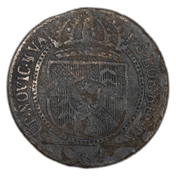 Swiss Cantons Neuchatel 1793 4 Kreuzer Coin
