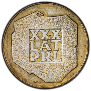 SOLD Poland 1974 200 Złotych Silver Coin Y #72
