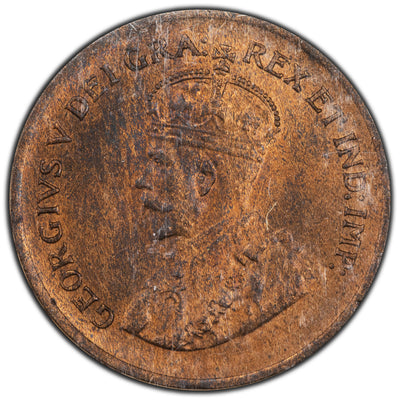 SOLD Canada 1932 1 Small Cent Coin - ICCS MS-64 Red & Brown
