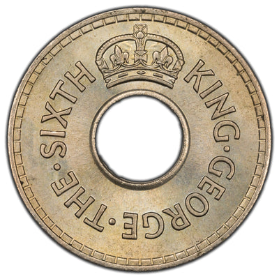 Fiji 1949 1/2 Half Penny Coin KM #16