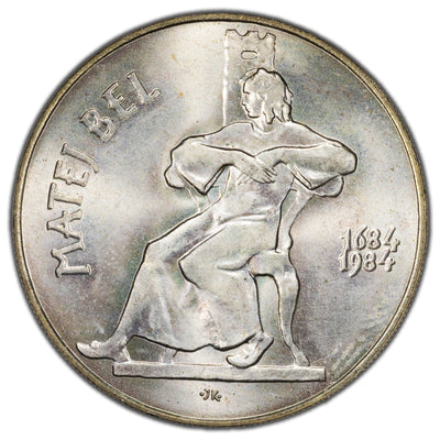 Czechoslovakia 1984 100 Korun Coin KM #113 - Matej Bel