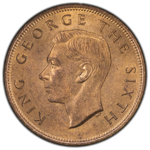 SOLD New Zealand 1949 One Penny Coin