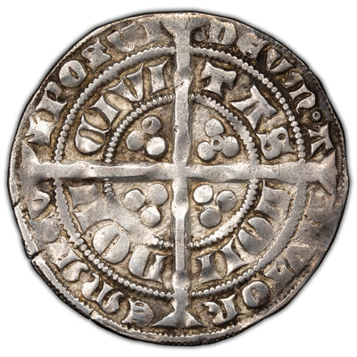 SOLD Great Britain Edward III 1356-1361 London Mint 4d Groat Hammered Silver Coin S-1570