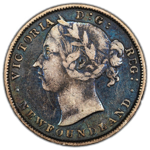 SOLD Newfoundland 1896 Small 96 20 Cents Silver Coin