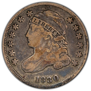 SOLD United States 1830 10 Cents Capped Bust Dime Silver Coin