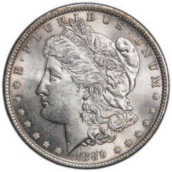 United States 1889 $1 Morgan Silver Dollar Coin
