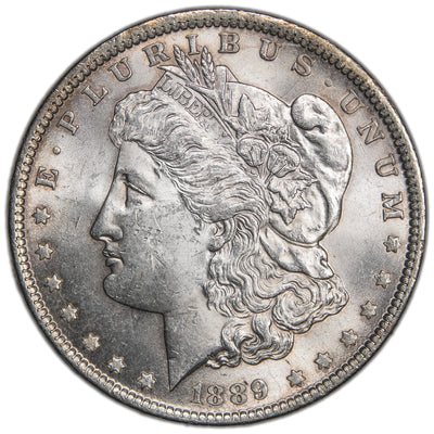 United States 1889 $1 Morgan Silver Dollar Coin