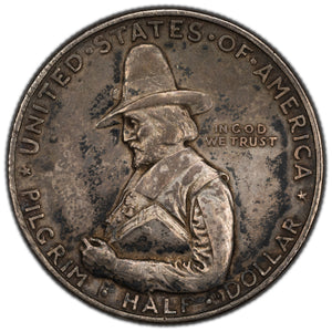 SOLD United States 1920 Pilgrim Commemorative 50 Cents Half Dollar Silver Coin